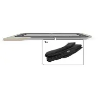 Berg Trampoline Rand Rechthoekig champion Ultim Flatground 500x300 cm Grijs