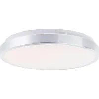 Brilliant Plafondlamp Livas - Zilver - 33cm - Warm Wit - Sensor - 24w