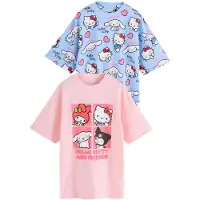 Next Nachthemd blauw / gemengde kleuren / pink
