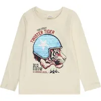 s.Oliver Shirt lichtbeige / lichtblauw / karmijnrood / zwart