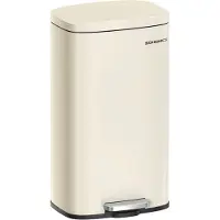 Bauhaus Vuilnisbak met softclose-functie, Zandbeige