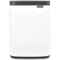 Brabantia Bo Prullenbak - 4 liter - Badkamer - White