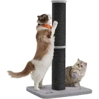 Feandrea Kattenboom met krabpaal en speelbal, inktzwart / XL (13 cm diameter)