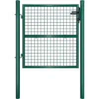Songmics Afsluitbaar tuinhek met 3 sleutels, Groente / 100 X 106 cm