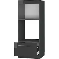 Vicco Fame-Line Magnetronkast – 60 cm open Antraciet Hoogglans