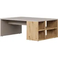 Vicco Danny Salontafel – 90 x 60 cm met planken Kasjmier
