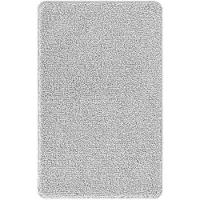 vidaXL Antislip Badmat Set 2 st Grijs 50 x 50 cm PP
