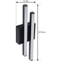 LINDBY Buitenverlichting , Abelia, Zwart, Terras, Aluminium, Modern
