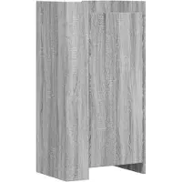 vidaXL Schoenenkast 52x37,5x100 cm bewerkt hout grijs sonoma eiken