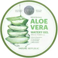 Nature Republic , Zacht & Vochtig, Aloë Vera Watery Gel, 10.56 fl oz (300 ml)