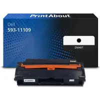 PrintAbout Huismerk Dell 593-11109 (DRYXV) Toner Zwart