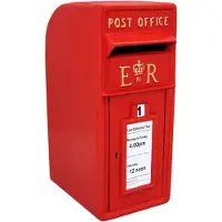 MonsterShop Royal Mail Postbus Gietijzeren Pilaar ER Kantoor Briefpost Muurbevestiging Postal