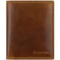 Bugatti Leren portemonnee Savona Upright Wallet With Flap 8CC Cognac Lichtbruin