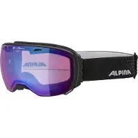 Alpina Skibril Big Horn Black Matt / QVM Blue