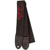 Prs Signature Logo 2" Poly Guitar Strap Red - Gitaarband