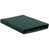 Ambiante Katoen - Splittopper Hoeslaken - 200x200/210 - Donker Groen