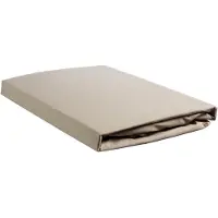 Ambiante Katoen - Topper Hoeslaken - 200x200 - Taupe