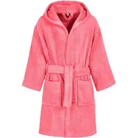 Playshoes badjas koraalroze Rood Jongens/Meisjes Katoen Capuchon Effen - maat 110/116