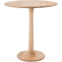 CLP Morristown Bijzettafel - rond - hout - handgemaakt - salontafel - voor woon- en eetkamer - natura