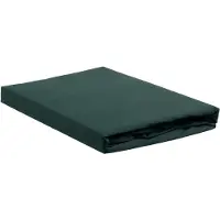 Ambiante Katoen - Topper Hoeslaken - 160x200 - Donker Groen