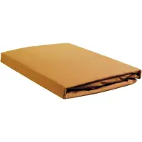 Ambiante Katoen - Splittopper Hoeslaken - 180x200 - Oker