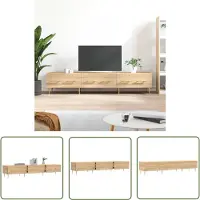 The Living Store televisiekast Sonoma Eiken - 150 x 36 x 30 cm - Stevig Design