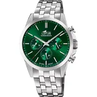 Lotus Analoog horloge groen
