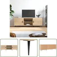 The Living Store TV-meubel - Mediakast - 150 x 30 x 50 cm - Sonoma eiken - Montage vereist