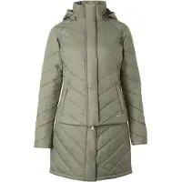 HORZE Aurora Gewatteerde Parka met afneembare rok, dames, Beetle Green, 38