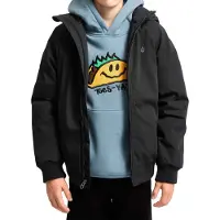 Volcom - Voor kinderen tot 6 jaar - Hernan 10K Jacket Black voor Unisex - Kindermaat L - Zwart