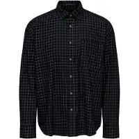 Only & Sons Overhemd zwart / wit