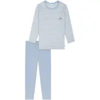 Schiesser Nachtkledij 'Nightwear' lichtblauw