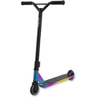 LifeGoods Stuntstep Fly Pro - 6+ Jaar - Step voor Kinderen - Jongens/Meisjes - 100mm - 100KG - Regenboog