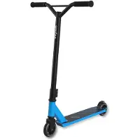 LifeGoods Stuntstep Fly Pro - 6+ Jaar - Step voor Kinderen - Jongens/Meisjes - 100mm - 100KG - Zwart/Blauw