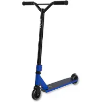 LifeGoods Stuntstep Fly X - 6+ Jaar - Step voor Kinderen - Jongens/Meisjes - 100mm - 100KG - Zwart/Blauw