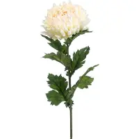 Emerald - Kunstbloem Chrysant 75cm wit/roze - Kunstplant voor binnen
