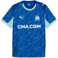 Puma Olympique Marseille 25/26 authentiek derde shirt voor Heren, Blauw, Maat XS