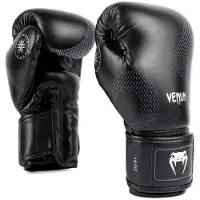 Venum Nexus Bokshandschoenen - 14oz - Zwart/Zilver - Premium Kunstleder