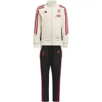 Adidas Liverpool Trainingspak Full-Zip 2025-2026 Peuters/Kleuters Wit Zwart Rood