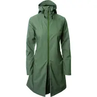 Agu SEQ - Regenjas Dames - 2-in-1 Poncho - Olive Groen - Ademend - Waterdicht Poray 10000 - Met Ventilatie - L