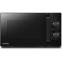Toshiba MW2-MG20PF Microgolfoven - 800W - draaiplateau en grill - zwart - 20L