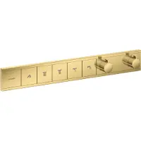 Hansgrohe RainSelect thermostaat inbouw voor 5 functies, Polished Gold Optic