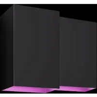 Philips Hue Resonate muurlamp White and Color zwart 2-pack