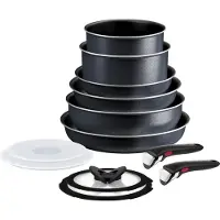 Tefal Ingenio So Light - Pannenset - 12-delig - Inductie - Stapelbaar - Afneembare Handgrepen - Ruimtebesparend
