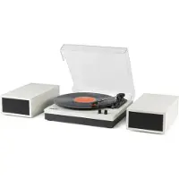 Fenton RP165M stereo platenspeler met Bluetooth en speakers - Marmer