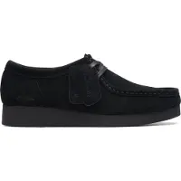 Clarks Veterschoen 'Wallabee' zwart