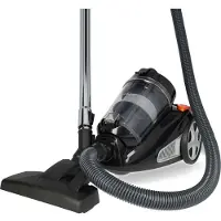 Nedis Zakloze Stofzuiger | Zakloos | 700 W | Stof capaciteit: 3.0 l | Combi-Borstel | Actieradius: 8.50 m | HEPA-luchtfilter | Antraciet / Oranje / Zwart