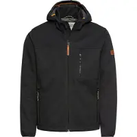 Camel active Softshelljack met afneembare capuchon - Maat menswear-28 - Zwart