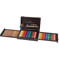 Faber-Castell kleurpotloden - Art&Graphic assortiment - houten kist 125 stuks - FC-110085