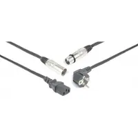 PD Connex XLR (m) - XLR (v) signaal en voedingskabel - 15 meter